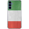 Italy Flag Distressed Galaxy S24 Clear Case